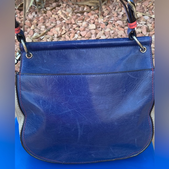 Coach Willis Multi-Colored Leather Turnlock Crossbody - Picture 4 of 17